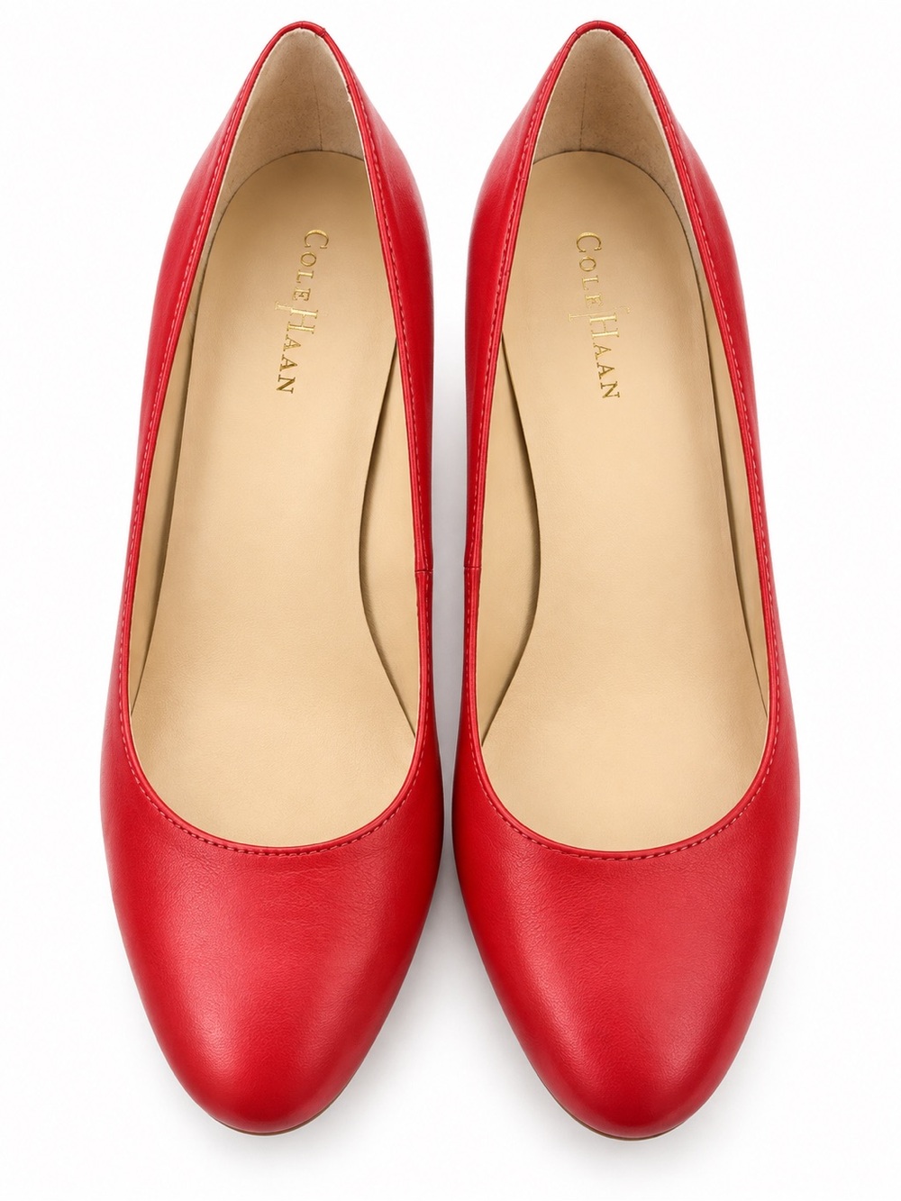 Cole Haan Red Leather Women's Classic Pumps
